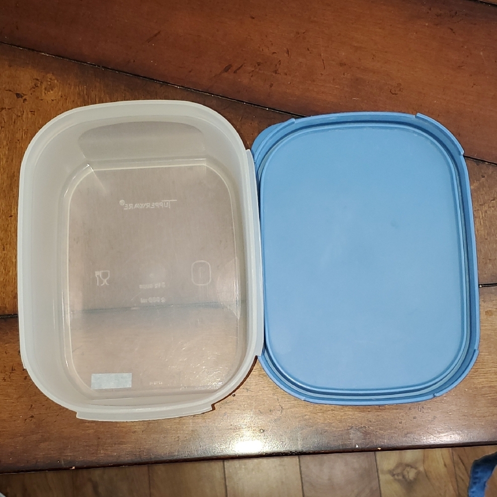 Tupperware Blue Storage Container - Picture 3 of 3
